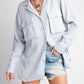 Easel - Easel Cotton Snap Cargo Shirt (plus Size)
