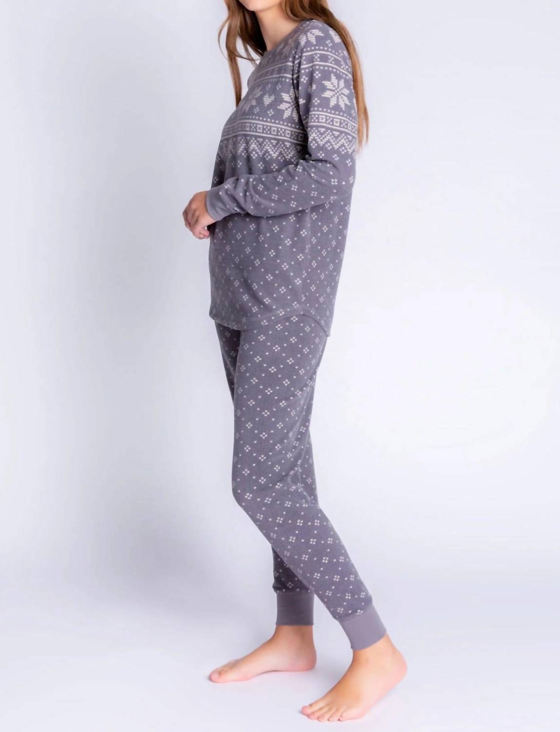 Pj Salvage - Fair Isle Long Sleeve Lounge Top