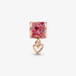 Pandora - Pavé Freehand Heart Barrel Charm