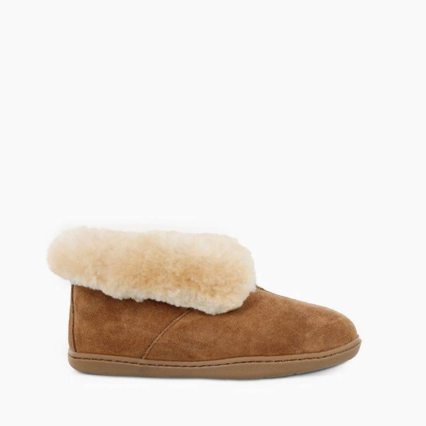 Minnetonka - Men's Sheepskin Moccasin Ankle Boots - Wide
