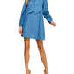 Tcec - Bow Tie Denim Mini Dress