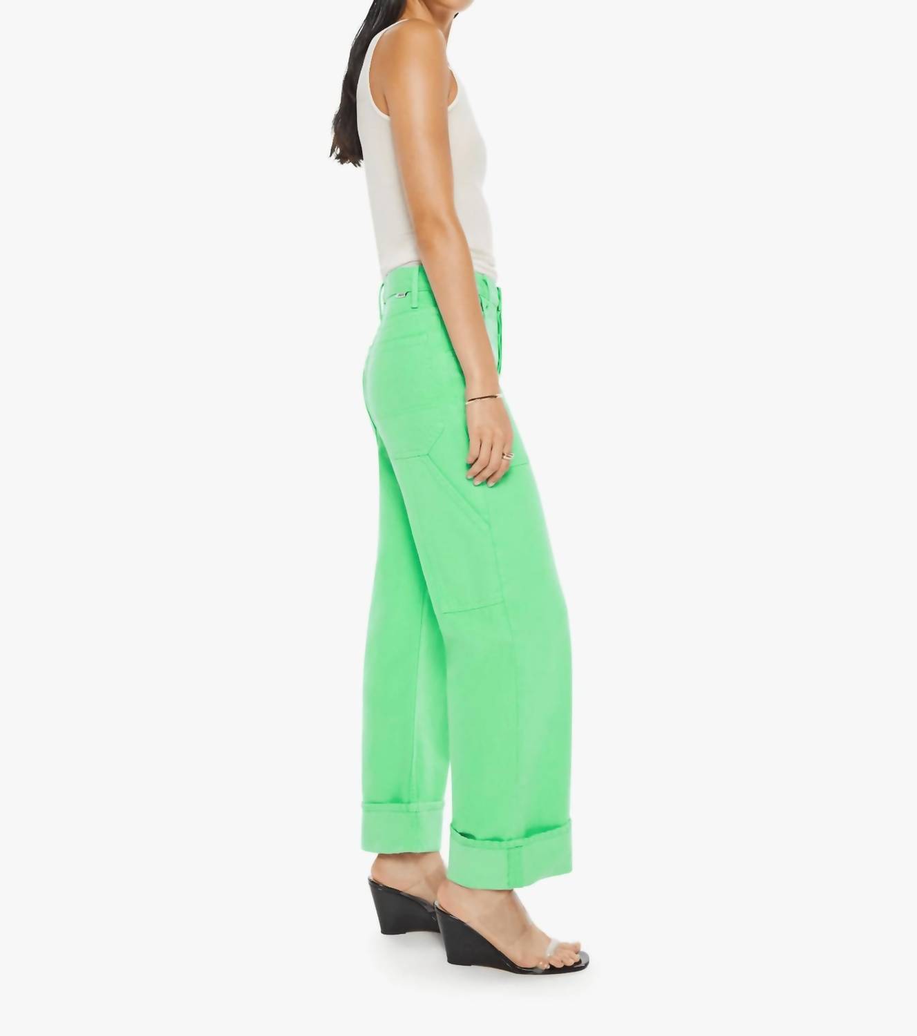 Mother - Smoothie Carpenter Sneak High-waisted Pants