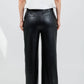 Lysse - Women's Odalis Hi Waist Vegan Leather Wide Leg Pants