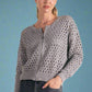Elan - Open Knit Zip Up Sweater
