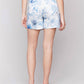 Charlie B - Printed Linen Blend Wrap Skort