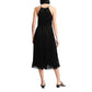 Theory - Pleated Lace Halter Midi Dress