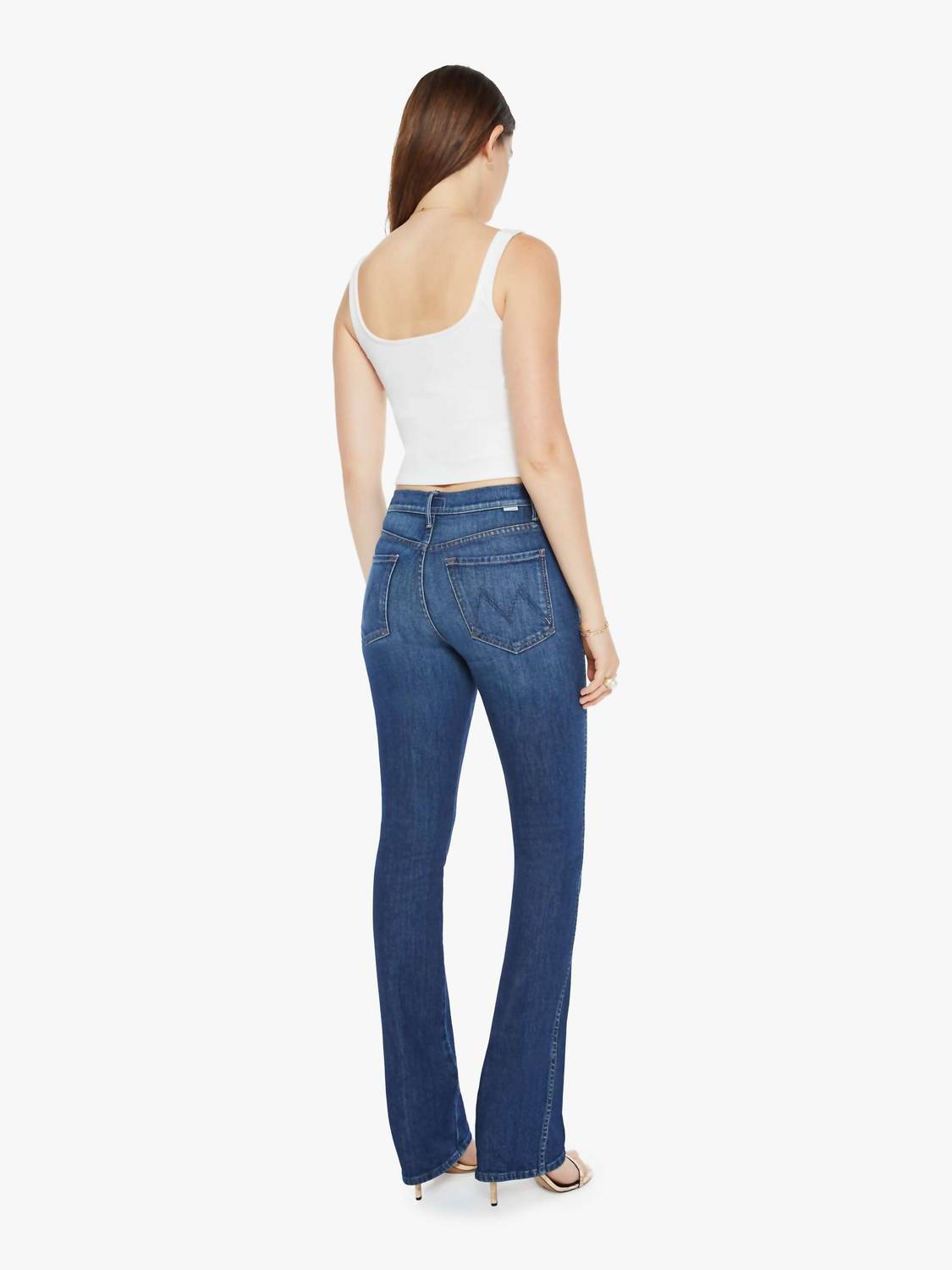 Mother - Mid Rise Smokin Double Heel