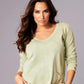 Angel Apparel - V-neck Cutwork Top