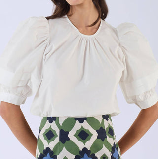 Beyond By Vera - Lily Puff Sleeve Top