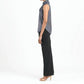 Clara Sun Woo - Shimmer Sequin Mock Neck Tie Top