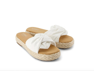 Toms - Women's Abby Slide Flatform Espadrille Sandal