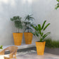 Outsunny 28" Tall Outdoor Planters Set of 3 with Drainage Holes