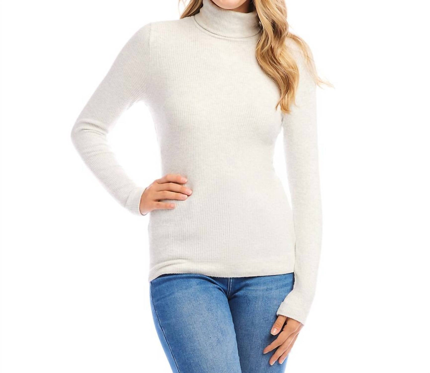 Karen Kane - Ribbed Turtleneck Top
