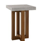 Keven Faux Concrete Top Table