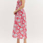 Entro - Floral Print Midi Dress