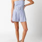 Olivaceous - Off Shoulder Stripe Romper
