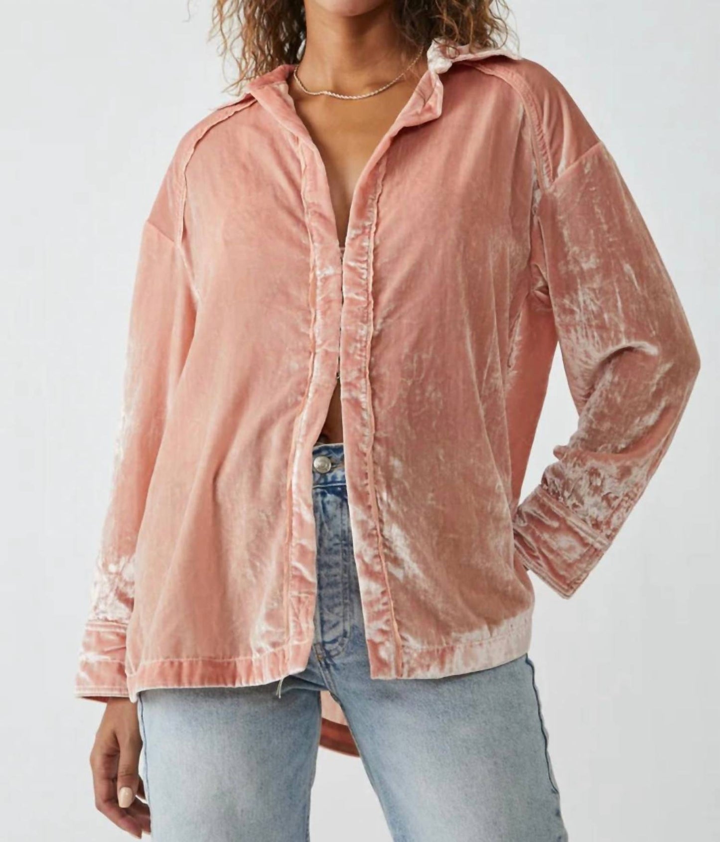 Free People - Marianne Velvet Shirt