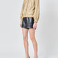 Endless Rose - Faux Leather Jacket