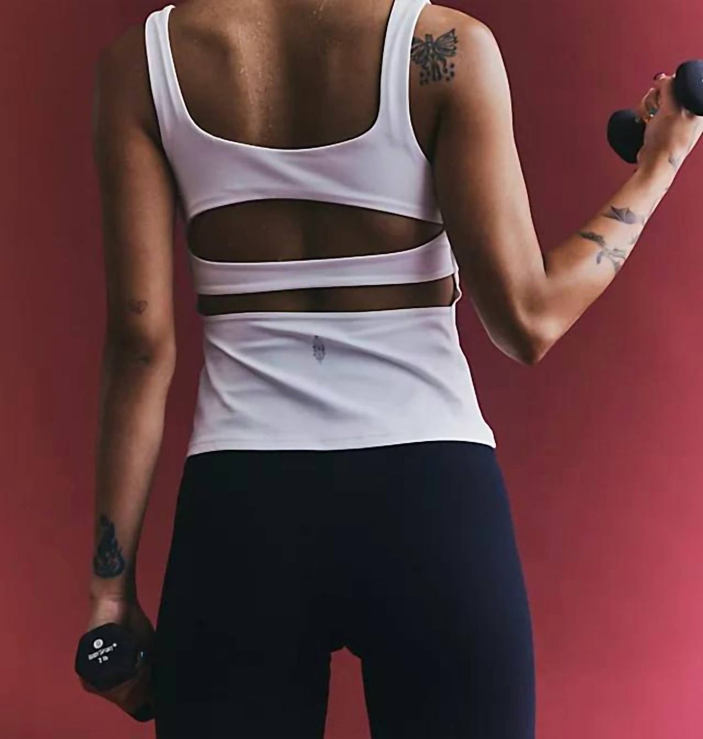 Free People - Never Better Cut-out Back Tank Top