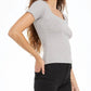 Z Supply - Lyla Rib Short Sleeve Top