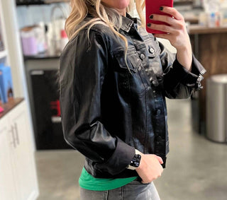 1822 Denim - Classic Coated Denim Jacket