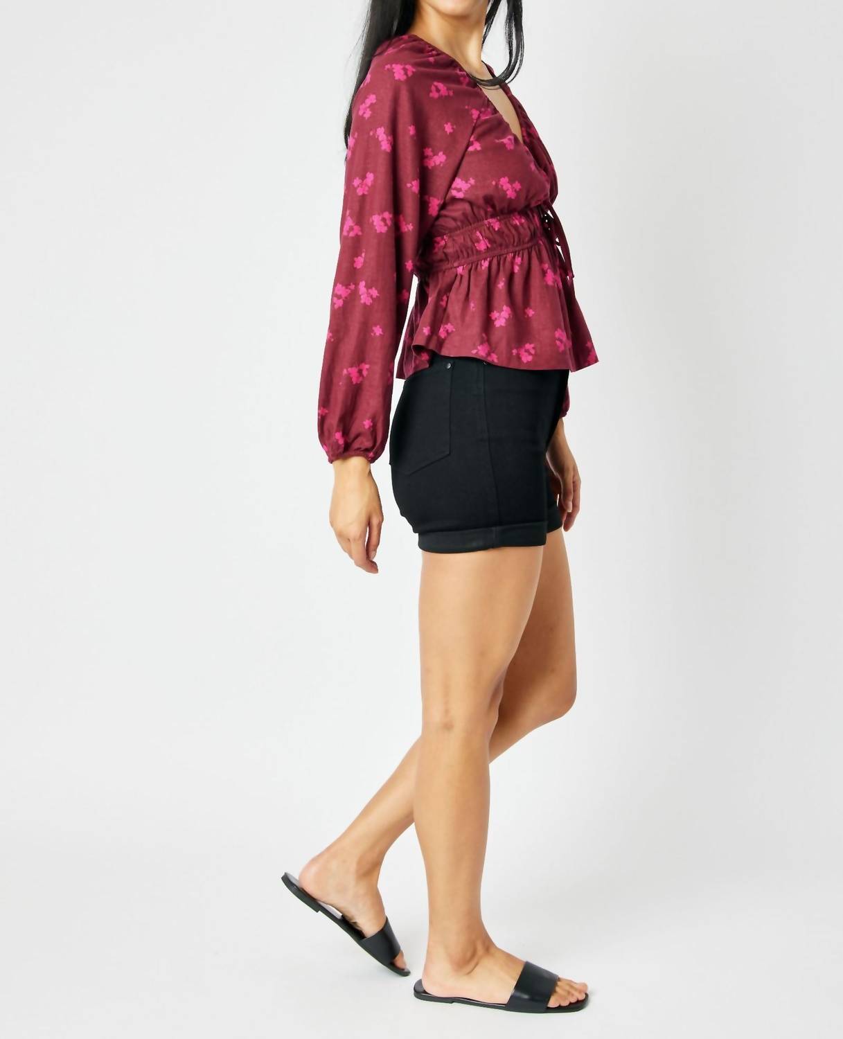 Judy Blue - High Waist Tummy Control Cuffed Non Distressed Shorts