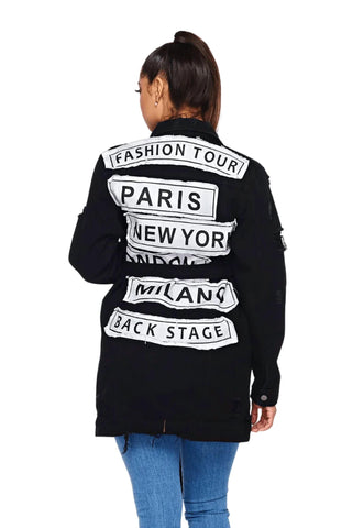 American Bazi - EDGY PLUS: Fashion Tour Denim Jacket