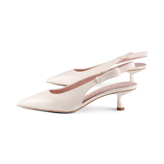 Kate Spade - Riley Slingback Smooth Leather Kitten Heel