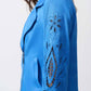 Joseph Ribkoff - Foiled Faux Suede Moto Style Jacket