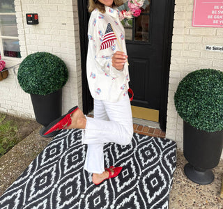 Let'S See Style - Women's Double Buckle Strap Pointed Toe Flat Mules