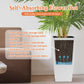 Pack of 2 Square Planters with Automatic Watering System