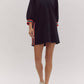 Entro - Sporty Side Stripe Pullover Mini Dress