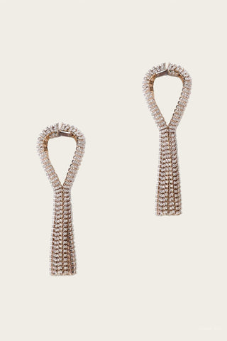 Rabanne - Women's Rhinestone Hoop Earrings