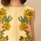 Farm Rio - Delicate Flower Arabesques Linen Crop Top