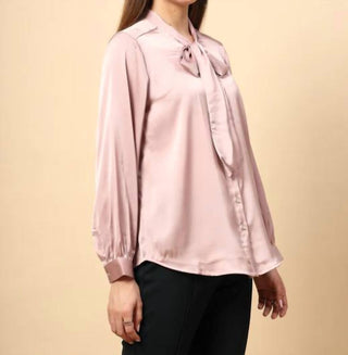 Wishlist - Brooke Satin Tie Top
