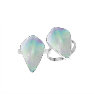 Bali - Mother Of Pearl Geometric Ring