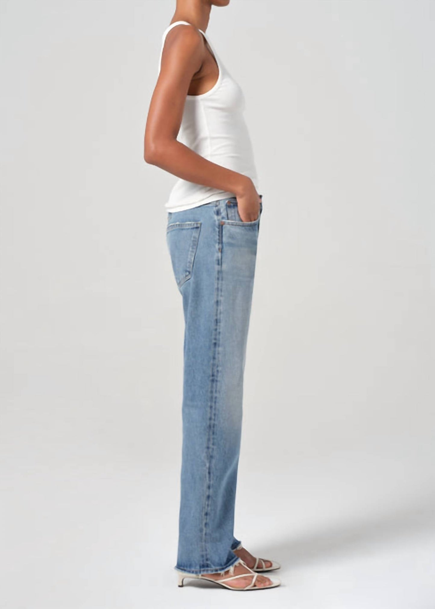 Agolde - Fran Low Slung Straight Jeans