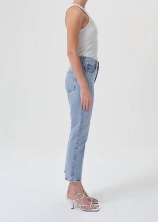 Agolde - Riley High Rise Straight Jeans