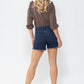 Judy Blue - Leopard Print Jean Shorts