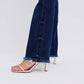 Judy Blue - Mid Rise Straight Leg Jeans With Fray Hem