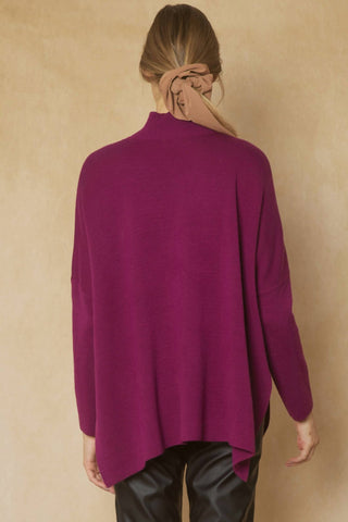 Entro - Mock Neck Sweater Top