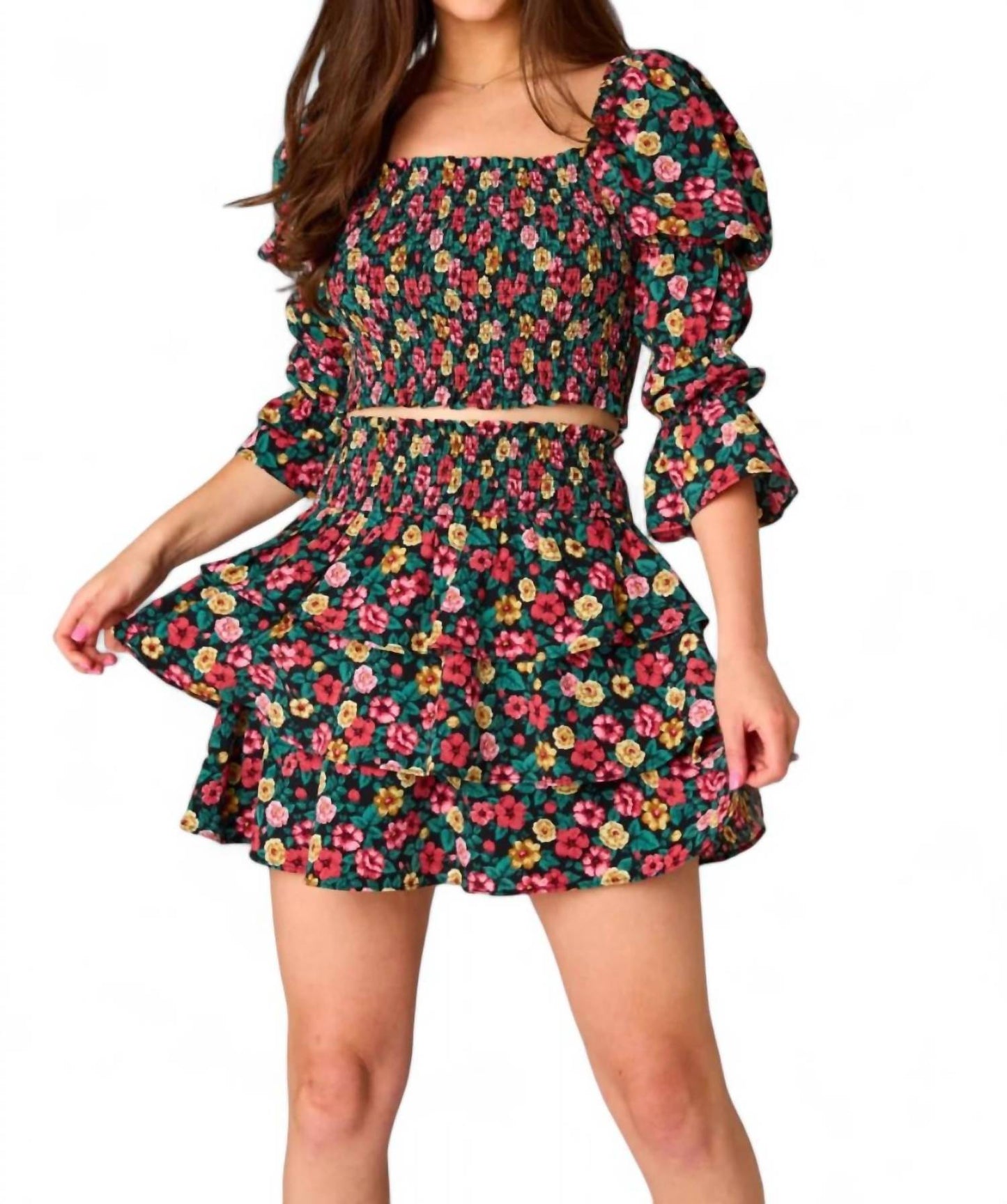 Buddylove - Nelly Smocked Two-Piece Set
