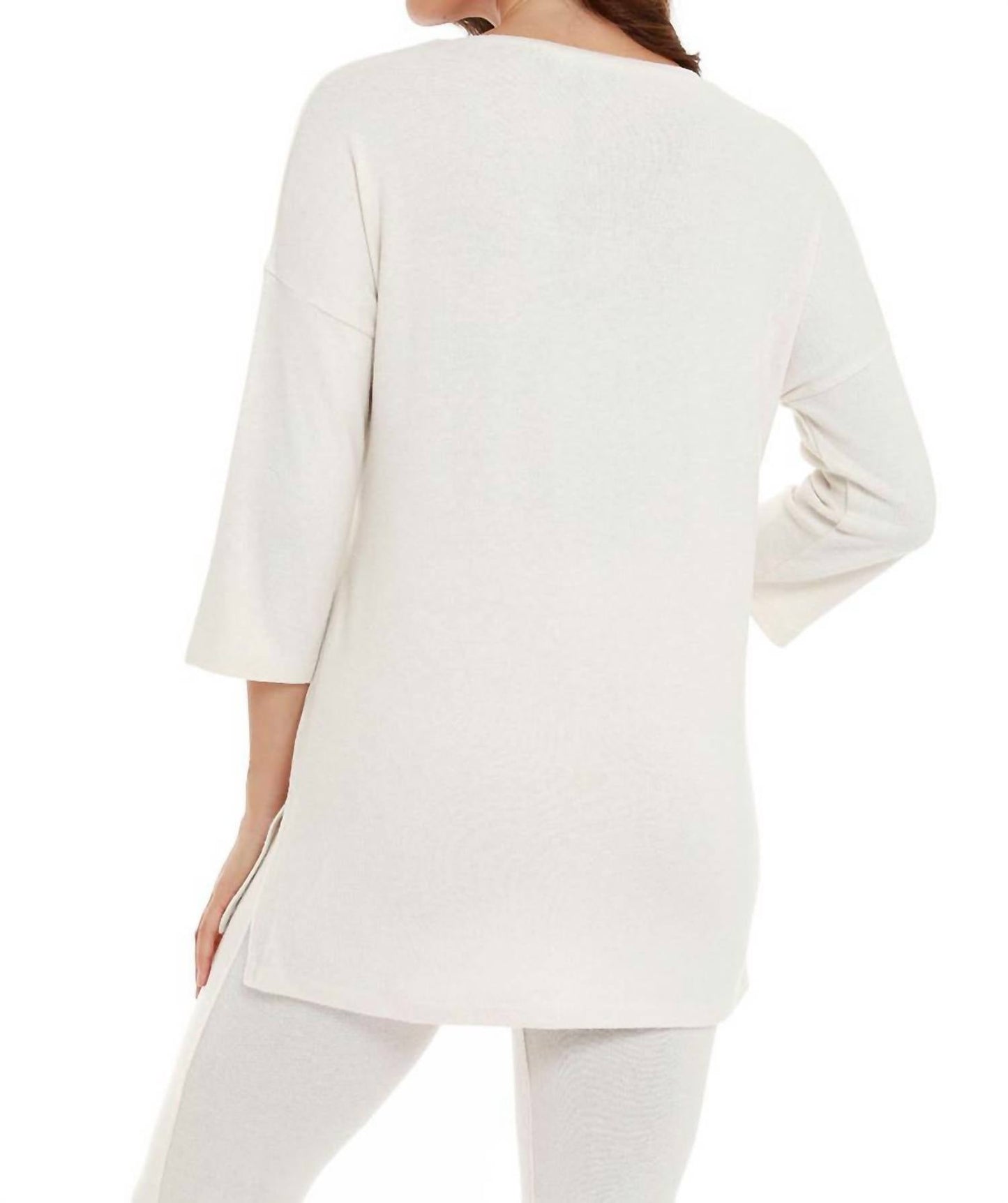 French Kyss - Gabrielle Kashmira 3/4 Sleeve V-Neck Top