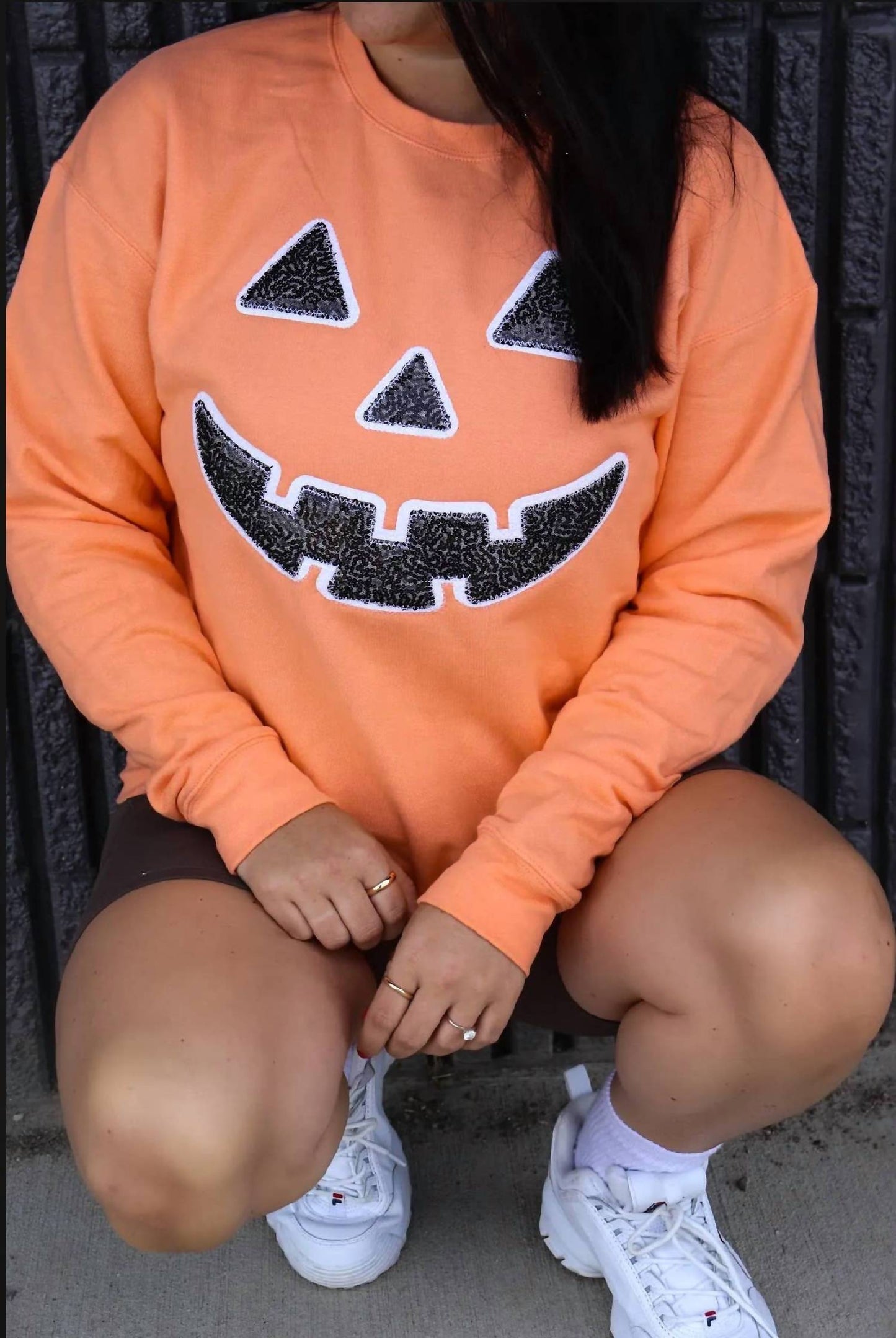 Shop Southern Belle - Women's Spooky Pumpkin Halloween Sweatshirt