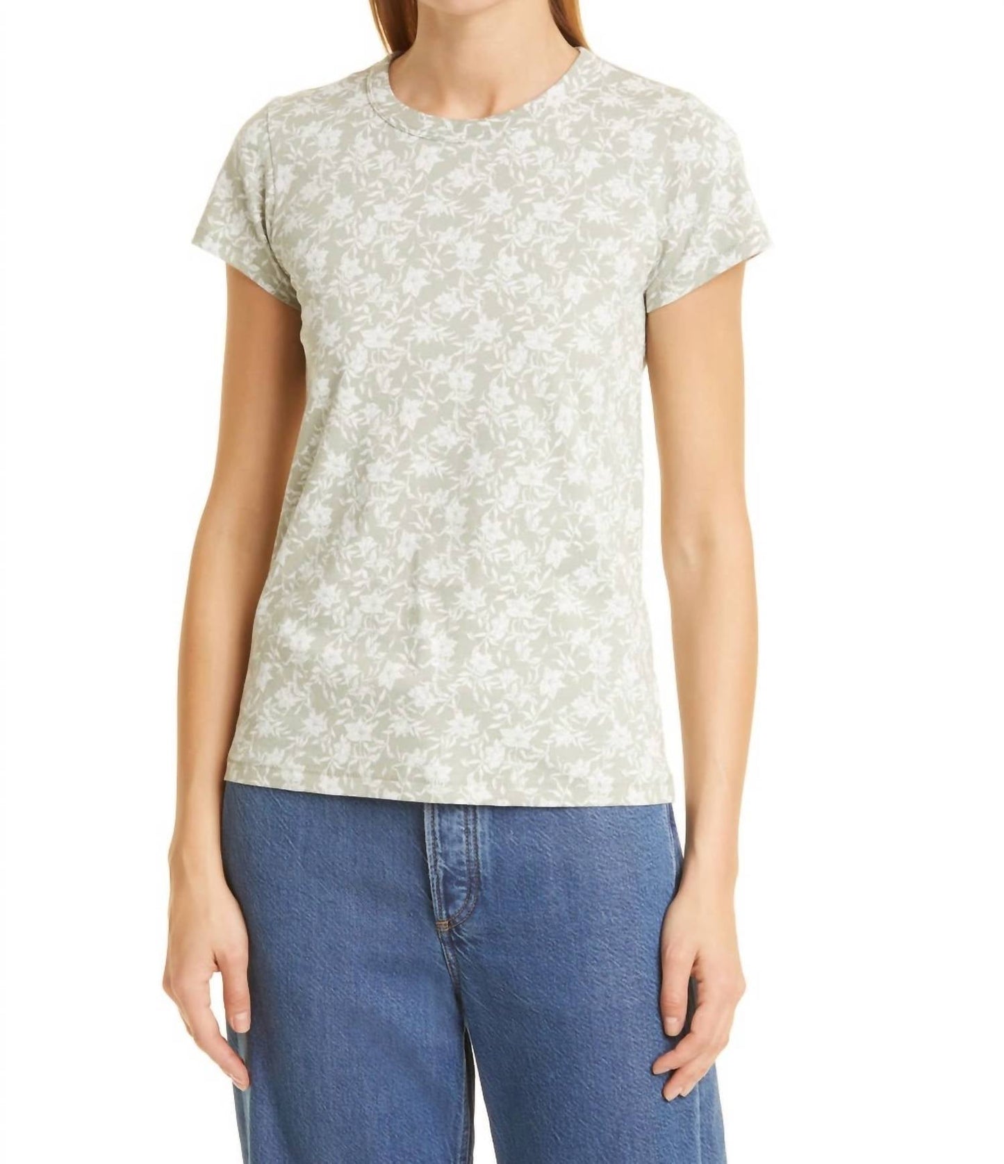 Rag & Bone - ALL OVER KNIT JULIE FLORAL TEE