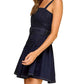 Baby Pink - Women's Denim Dancing Dress