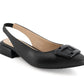 Andrea - Women's Elastic Slingback Flats