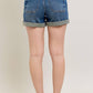 Judy Blue - High Waist Cuffed Jogger Denim Short