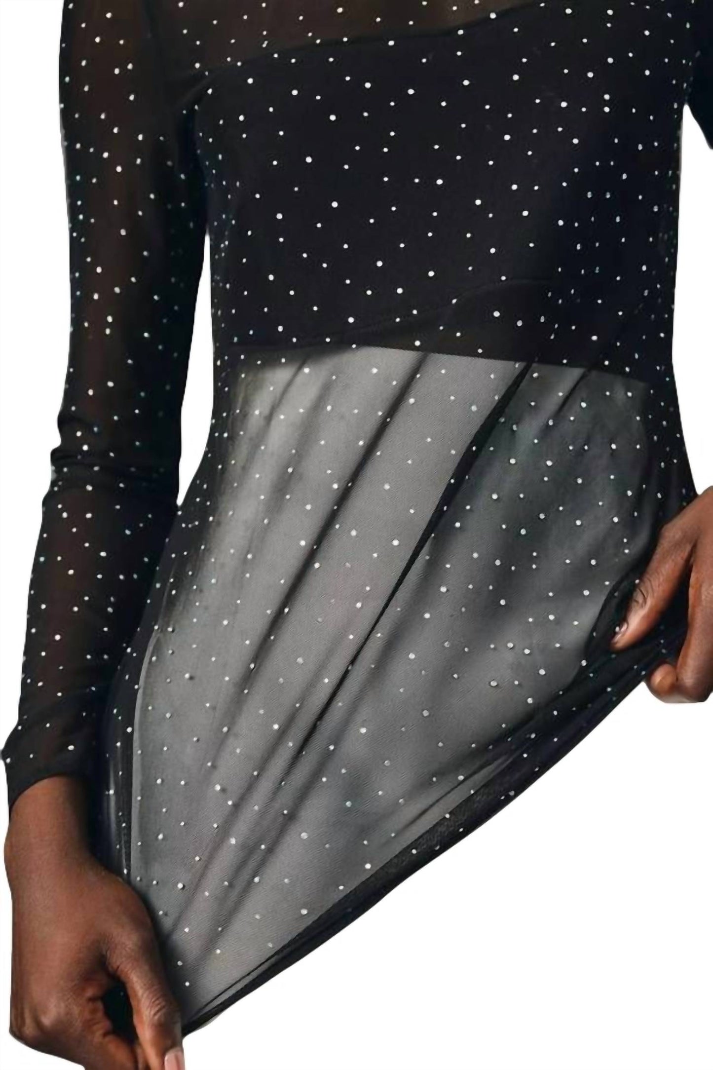 Eva Franco - Starlight Long-Sleeve Sheer Tunic