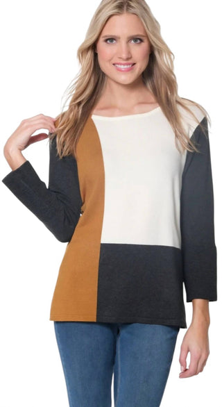 Multiples - Block Sleeves Sweater